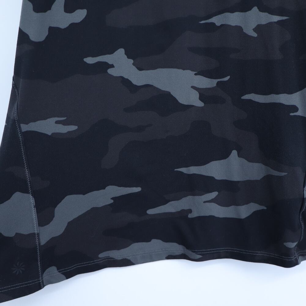 ATHLETA Limitless Camo Keyhole Tank Top Black Racerback Active Women's L - Picture 4 of 10